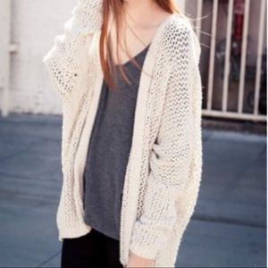 SOLD! Brandy Melville cream Moselle cardigan